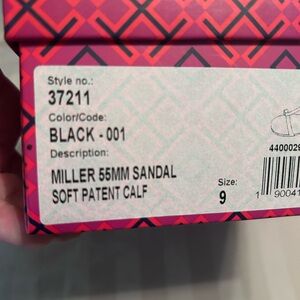 Black Miller 55mm Sandal